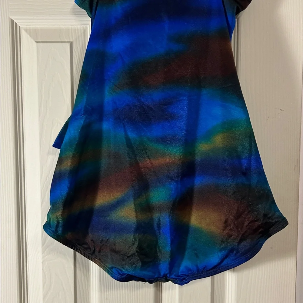 4 for $15 Vintage Seaside Resort Wear blue green swimsuit